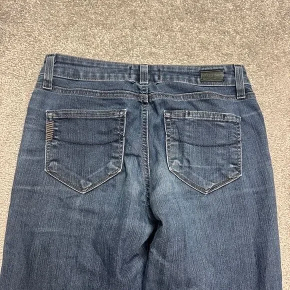 Paige Skyline Skinny Denim Jeans Womens 26 Blue Dark Wash Mid Rise Casual 28x28 - Picture 4 of 15